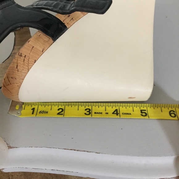 Coach Leala Black Patent Wedges - Picture 7 of 7